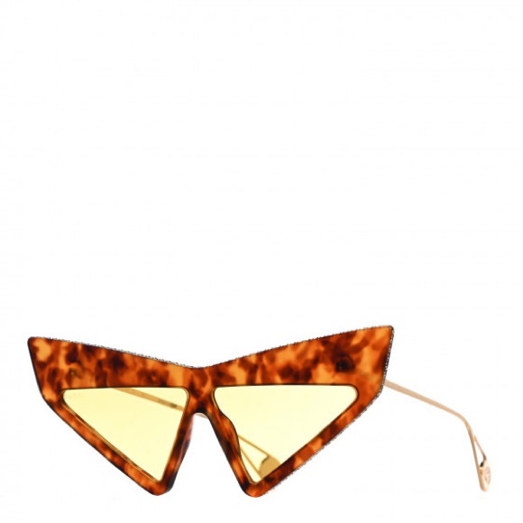 GUCCI
Geometric Crystal Sunglasses GG0430S Havana - Picture 2 of 7